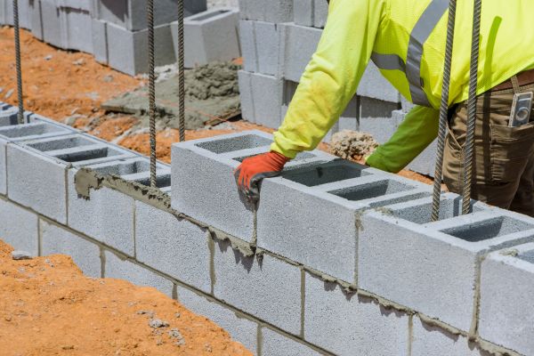 Concrete Blocks Installation in Breckenridge