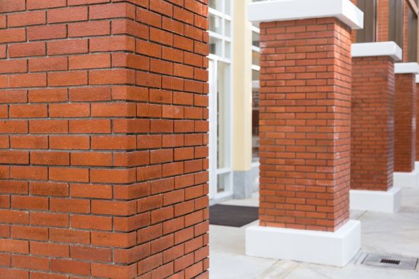 Brick Column Installation in Breckenridge