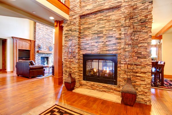 Stone Hearth Installation in Breckenridge