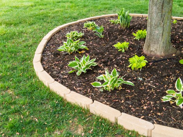 Stone Border Installation in Breckenridge